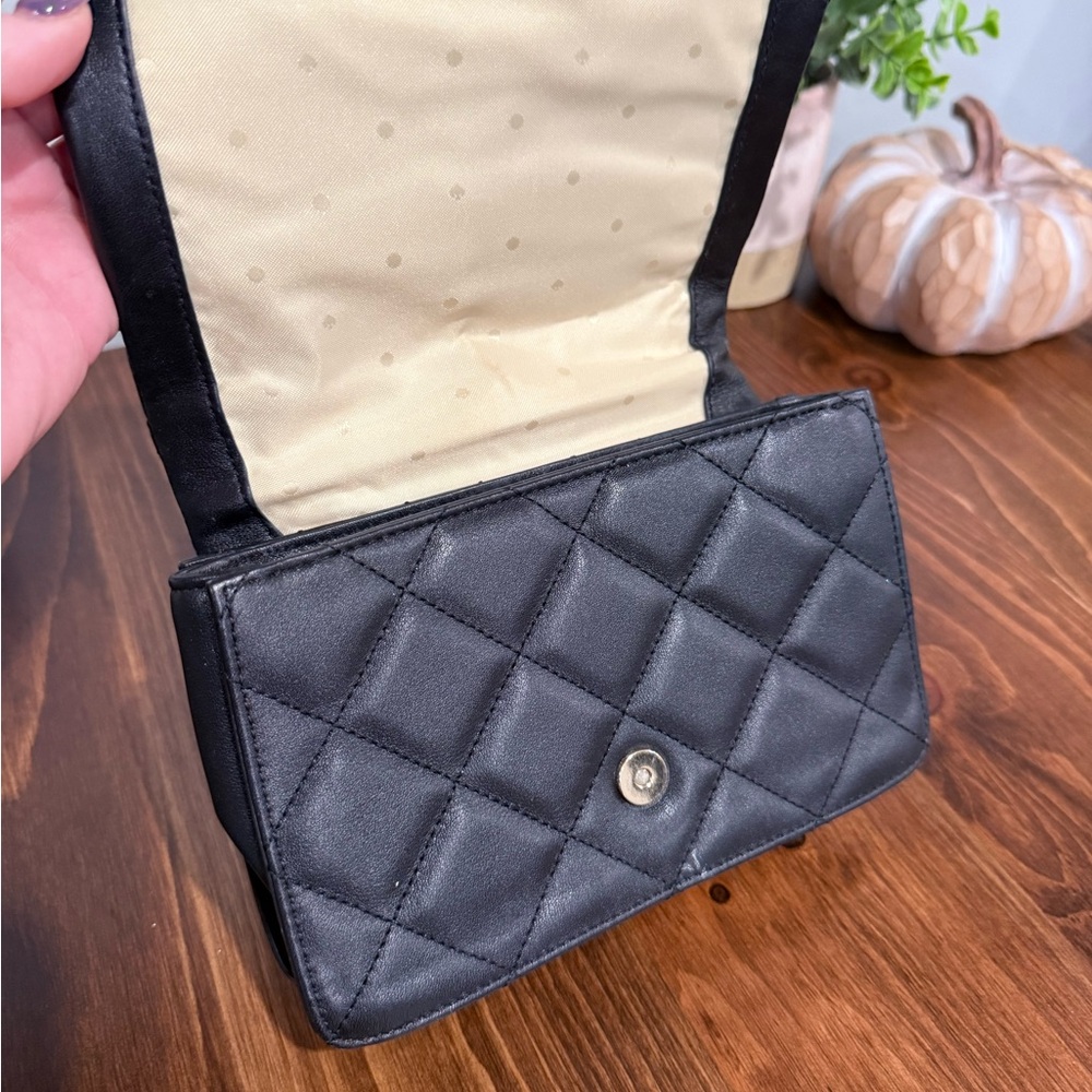 Kate Spade Quilted Black Crossbody Bag - Picture 6 of 7